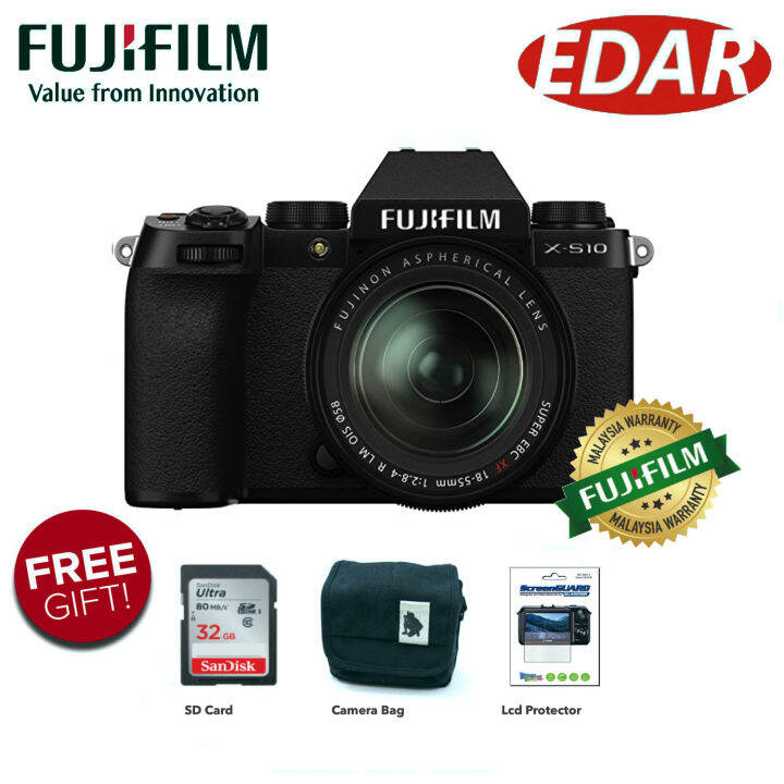 FUJIFILM XS10 Mirrorless Digital Camera With 1855MM Lens Lazada