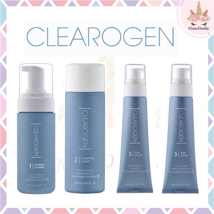 พร้อมส่ง ของแท้‼️ Clearogen Acne Foaming Cleanser Clarifying Toner