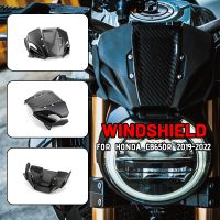 MTKRACING สำหรับ HONDA CB650R CB 650R Cb650r Cb 650r 2019 20 21 2022กระจกรถจักรยานยนต์กระจกหน้ากระบังหน้าที่เบนทางลม