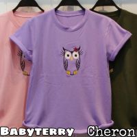 Cheron 21712-KAOS รูปสี่เหลี่ยมผืนผ้าเสื้อผู้หญิง Distro Chick Tops Kekinian เสื้อยืดแขนสั้นทัมเบลอร์ราคาถูกเสื้อยืดลำลองวัสดุล่าสุด Babyterry นำเข้าเสื้อผ้าลำลองวัยรุ่นผู้ใหญ่ ABG เกาหลีสีม่วงฝุ่นสีเขียวกองทัพ