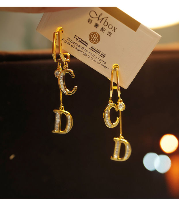 fashion-earrings-ต่างหูเงินแท้925-ต่างหู-ต่างหูเกาหลี-สินค้าใหม่