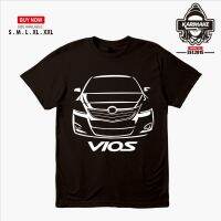 【HOT】เสื้อยืด พิมพ์ลาย Karimake Toyota Vios รุ่นที่ 2 สําหรับรถยนต์100%cotton