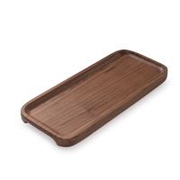 【YF】 Wood Rectangle Serving Tray Small for Food BBQ Buffet Dessert Appetizer Fruits Cookie Platter