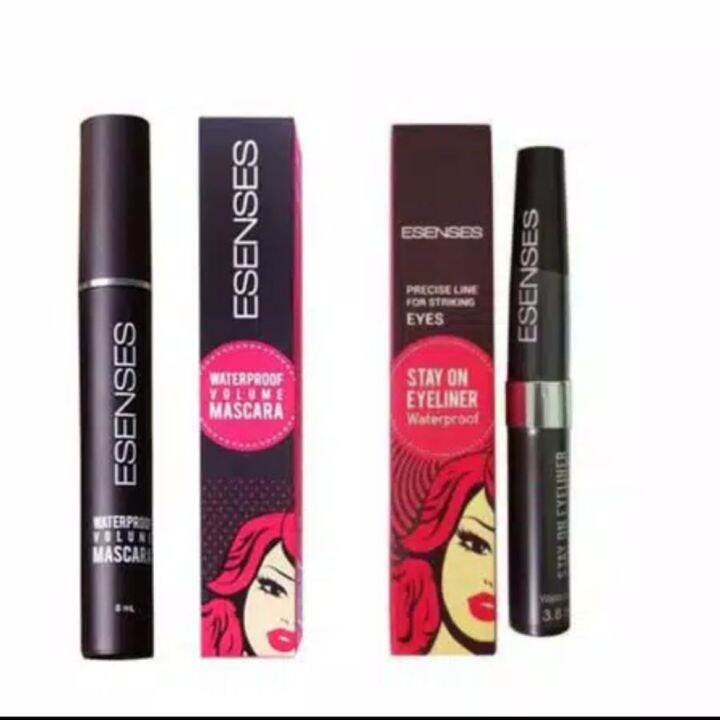 MASCARA DAN EYELINER WATERPROOF ESENSES Lazada Indonesia