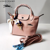 Longchamp New leather nylon embroidered horse diagonal cross Bag Tote hand bags Long Champ Cross Body &amp; Shoulder Bags