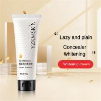 Brightening Cream Plant Extract Whitening Moisturizing Concealer Hold Makeup Makeup Cream Paste Brighten Face Makeup Primer 100G