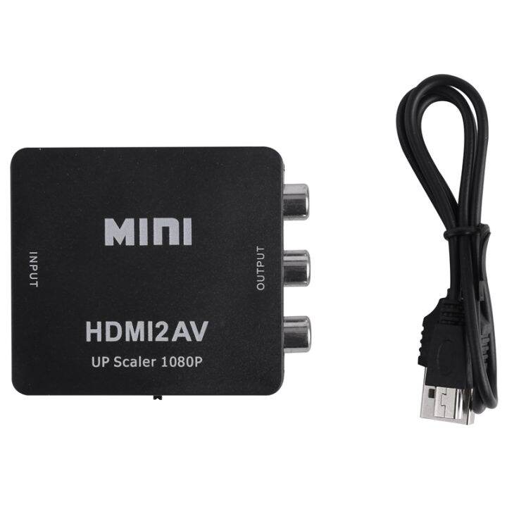 mini-to-3rca-cvbs-composite-video-av-converter-adapter-tv-ps3-vhs-vcr-dvd-black