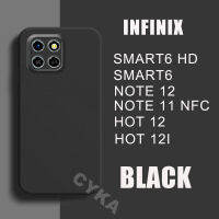 เคสสำหรับ Infinix Smart6 HD / Smart6 2022,เคสโทรศัพท์ Infinix HOT 12 Play 12i 12 Note 12 11NFC สีลูกกวาด TPU,ป้องกันกล้อง,ฝาปิดเลนส์