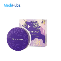 Srichand Translucent Powder ศรีจันทร์ ทรานส์ลูเซนท์ แป้งฝุ่น โปร่งแสง ตลับม่วง ขนาด 4.5 กรัม 17072