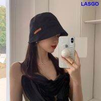 หมวกผู้หญิงหัวใหญ่รอบม่านบังแดดสีดำถังกันแดดอ่างแสดงใบหน้าขนาดเล็ก