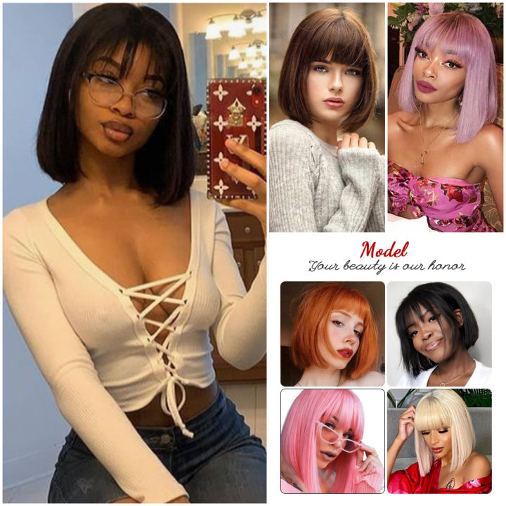 short-bob-wig-with-bangs-synthetic-wigs-for-women-ombre-black-red-blonde-pink-lolita-cosplay-party-natural-hair-perruque-bob