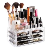 【YD】 Makeup Organizer for Transparent Storage Jewelry Plastic Drawer