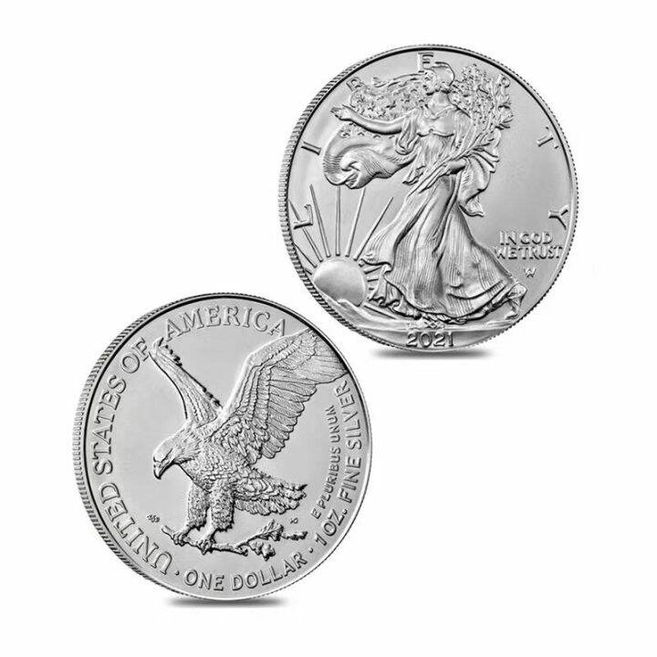 u-s-liberty-2021-2022-challenge-coin-america-eagle-coin-silver-plated-commemorative-coin-collection-gift-home-decoration