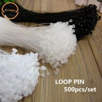 High Quality 500pcs Hot Plastic Snap Lock Pins Security Loop Tag Fasteners Price Tag Fastener Labels