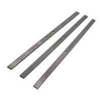 3pcs HSS Steel Plate Sheet Turning Tool 3mm Thickness 200mm Length High Speed Steel Rectangular Lathe Tool CNC Milling Cut