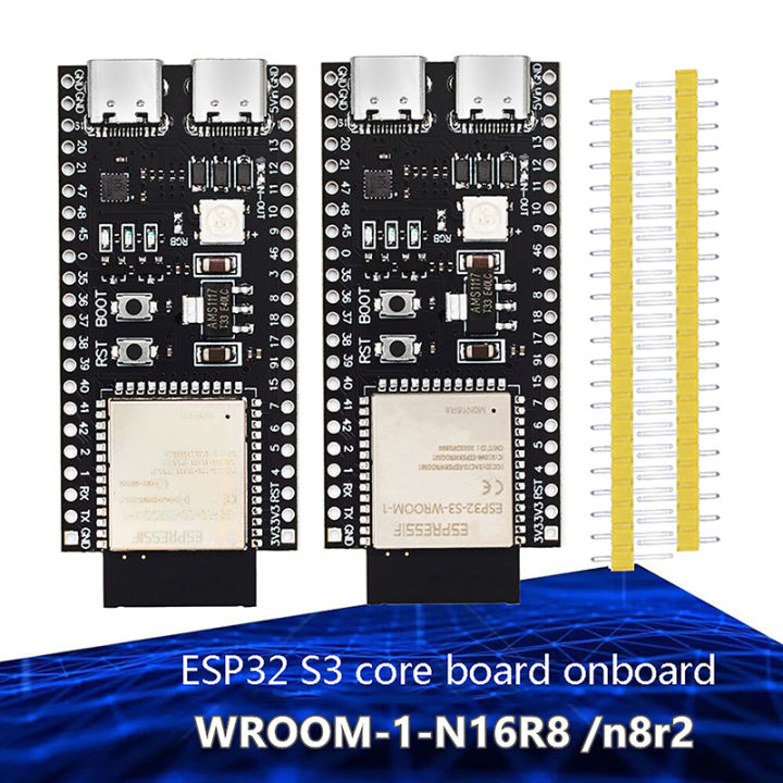uni-แผงวงจร-esp32-s3-n16r8ระบบบลูทูธที่รองรับระบบ-wifi-แผงวงจร5-0แบบตาข่าย-esp32s3โมดูลไร้สาย-esp32-s3-wroom-1for-arduino