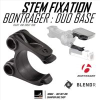 หูยึดขาจับไมล์+ไฟหน้า BONTRAGER : BLENDR PRO DUO BASE (สำหรับ STEM BONTRAGER รุ่น RSL / PRO / ELITE เท่านั้น)