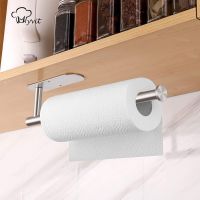 Toilet Holder Adhesive Wall Mounted Toilet Paper Towel Holders Bathroom Shelf Accessories Kitchen Roll Tissue Stand Organizer Toilet Roll Holders