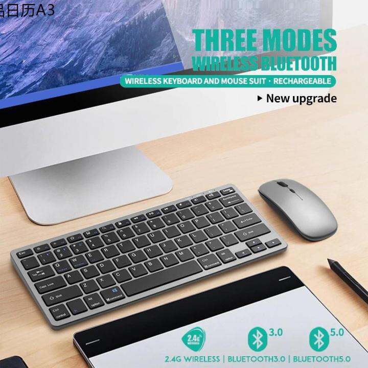 Goojodoq Wireless Bluetooth Keyboard and Mouse for Laptop keyboard for