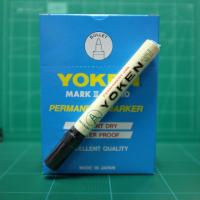 ปากกามาร์คเกอร์ โยเคน Yoken No.10 Permanent Marker กันน้ำ แห้งไว หมึกสีดำ (1กล่อง/12ด้าม) เหมาะสำหรับ เขียนผ้า พลาสติก และอื่นๆ CCHAITIP STATIONERY เครื่องเขียน อุปกรณ์สำนักงาน ออฟฟิศ