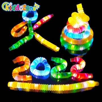 Lights up Pop Fidget Tubes Party Favors LED Glow in The Dark Party  Supplies Sensory Toys for Autistic Children - China LED Pipes and Sensory  Toys price