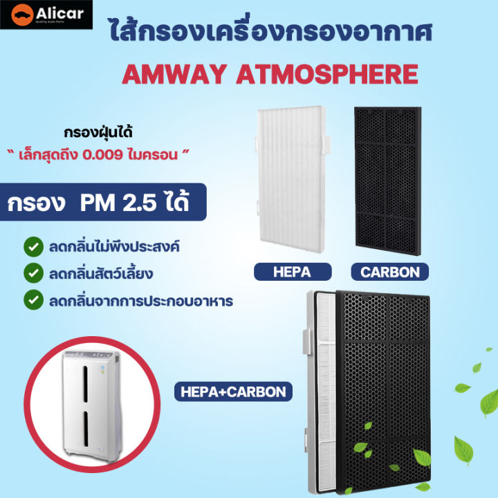 oem-แผ่นกรอง-เครื่องฟอกอากาศ-ไส้กรอง-amway-atmosphere-hepa-carbon-แผ่นกรองอากาศ-แอทโมสเฟียร์-ฝุ่น-คาร์บอน-แอมเวย์