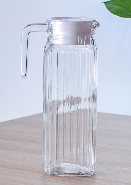 JAMES Fridge Door Jug with Lid for Water Fruit Juices Liquors Store 1