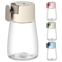 hotx【DT】 Bottle Bowl Push Type Seasoning Dispenser Pepper Shaker Spice