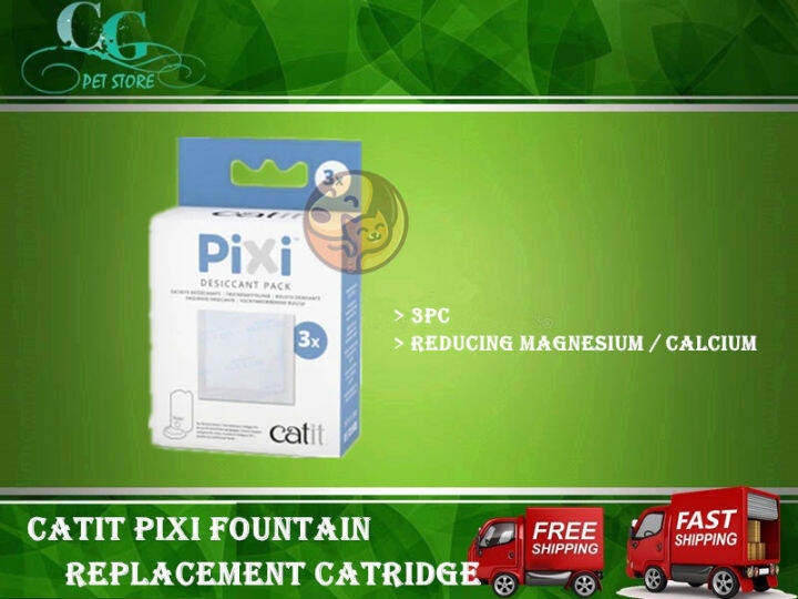 Catit Pixi Drinking Fountain Replacement Triple Action Filter Cartridge