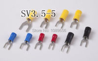 SV3.5-5สีดำเย็นกดขั้วก่อนฉนวนขั้วต่อสายเคเบิลเชื่อมต่อ500ชิ้น