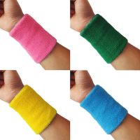 【CW】 New 1x Wrist Sweatband Tennis Squash Badminton GYM Basketball Wristband