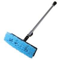 Car Flow-Through Wash Brush Adjustable escopic Wash Towel Chenille Mop Wiping Soft Cleaning Brush Broom Car Goods Accessories