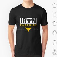 Paradise ออกกำลังกายโครงการ Rock T เสื้อ 6Xl Cotton Cool Tee Paradise Gym Fitness สีฟ้าออกกำลังกายเหล็ก Paradise Love เพลง 92