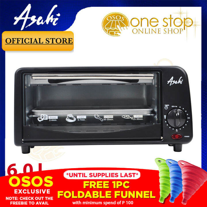 Asahi Original OT612 Electric Oven Toaster 6 Liter •OSOS• Lazada PH