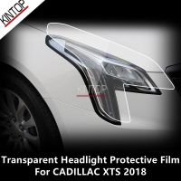 For CADILLAC XTS 2018 TPU Transparent Headlight Protective Film, Headlight Protection,Film Modification,Accessories Refit