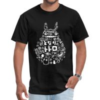 Wordcloud เสื้อยืดลาย Totoro สำหรับวันฝนตก,เสื้อยืดคอกลมผ้าคอตตอน100% ท็อปส์ซูคอรอบใหม่