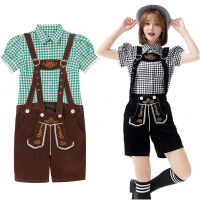 ผู้หญิงสลิง Lederhosen และเสื้อชุด Oktoberfest แบบดั้งเดิมเครื่องแต่งกาย Parade Tavern พนักงานเสิร์ฟชุดคอสเพลย์แฟนซีปาร์ตี้ Dress