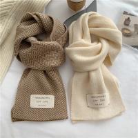 {Warm scarf}Luna Amp; Dolphin ผู้หญิงฤดูหนาวดวงชะตารูปแบบผ้าป้ายผ้าพันคอถักผ้าพันคอหญิง Ins Pashmina ผ้าขนสัตว์ผ้าคลุมไหล่ขนาดใหญ่ Bib