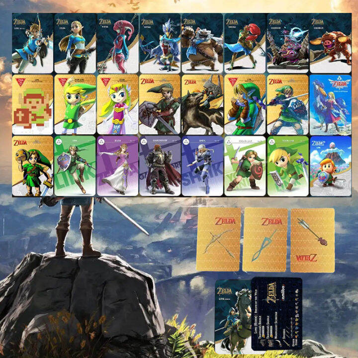 25pcs/28pcs/36pcs The Legend of Zelda:Breath of The Wild Amiibo Card ...