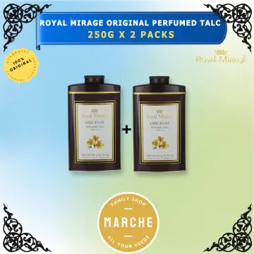 Royal mirage talcum discount powder