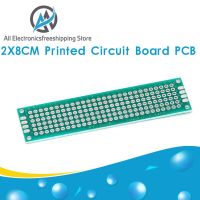 รากเดิม Pcb สองด้านขนาด2X8ซม. แบบ Diy แผงวงจรพิมพ์ลายอเนกประสงค์