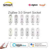 ZigBee 3.0สมาร์ทซ็อกเก็ตเสียบกับ2อินเตอร์เฟซ USB การควบคุมเสียงระยะไกลทำงานร่วมกับ SmartThings Wink Echo บวก Tuya Zigbee Hub