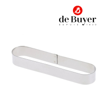 de Buyer 3037.14 ST.Steel Individual Ring Oblong 14.5x3 cm. / ริงค์ทาร์ต