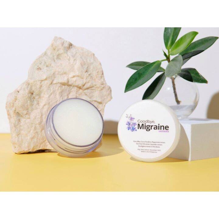 Migraine Philippines Goodbye Migraine Lavender Rub (55g) Lazada PH