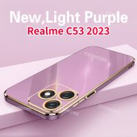 Realme C53เคสชุบหรูหรา2023สำหรับ Realme C55 C53 53C C 53 RealmeC53เคสนิ่มใส่โทรศัพท์ซิลิโคนฝาหลังกันกระแทก