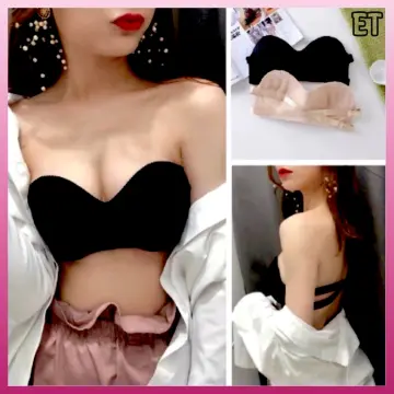 Push-Up Bra with Transparent Strap