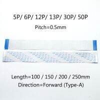 1-3ชิ้นประเภท A Ffc Fpc 100/150/200/250มม. 5 6 12 13 30 50พินริบบิ้นแบน0.5พินสายเคเบิลงอได้5pin 6pin 30pin 13pin 12pin