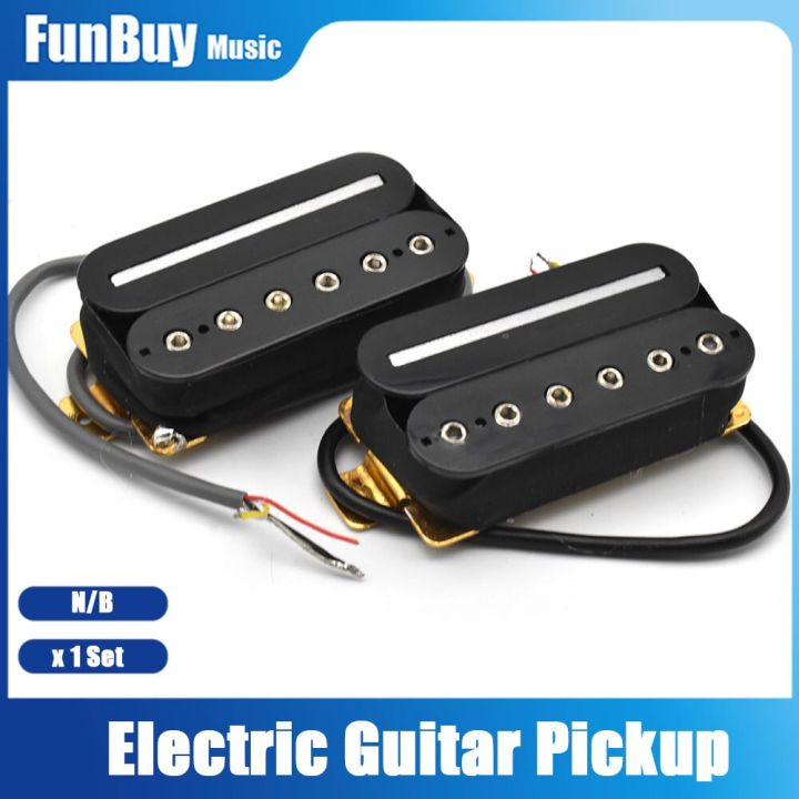 1pcs-humbucker-blade-hex-screw-adjusting-dual-coil-electric-guitar-pickup-with-4-conduct-cable-neck-bridge-pickup-coil-splitting