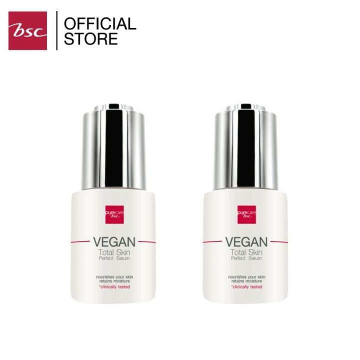 1-แถม-1-pure-care-vegan-total-skin-perfect-serum-เซรั่มบำรุงผิว-ช่วยฟื้นบำรุงผิวให้แลดูอ่อนเยาว์-ริ้วรอยแลดูจางลง-ผิวเนียนเรียบ-ให้ผิวรู้สึกกระชับ