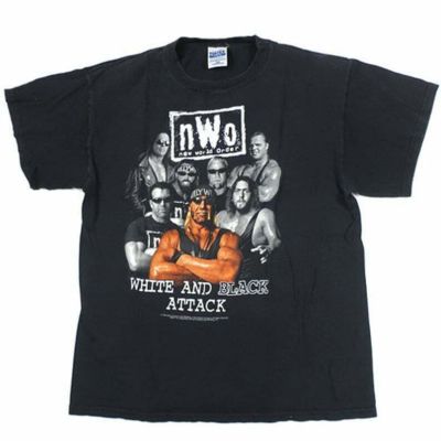 เสื้อยืด พิมพ์ลายมวยปล้ํา Attack Wwf Wwe สีขาว และสีดํา สไตล์วินเทจ ขายส่ง
 QC7311626